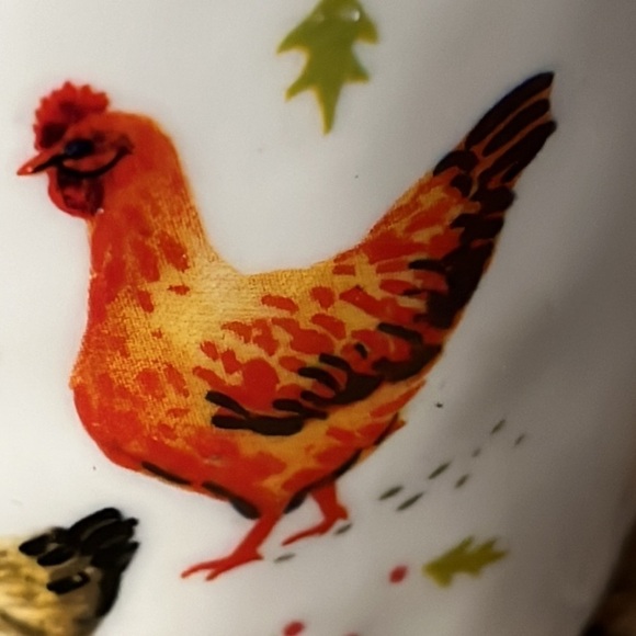 BOOVILLE Magenta 3 French Hens mug  Angela Staehling B37 - Picture 7 of 12